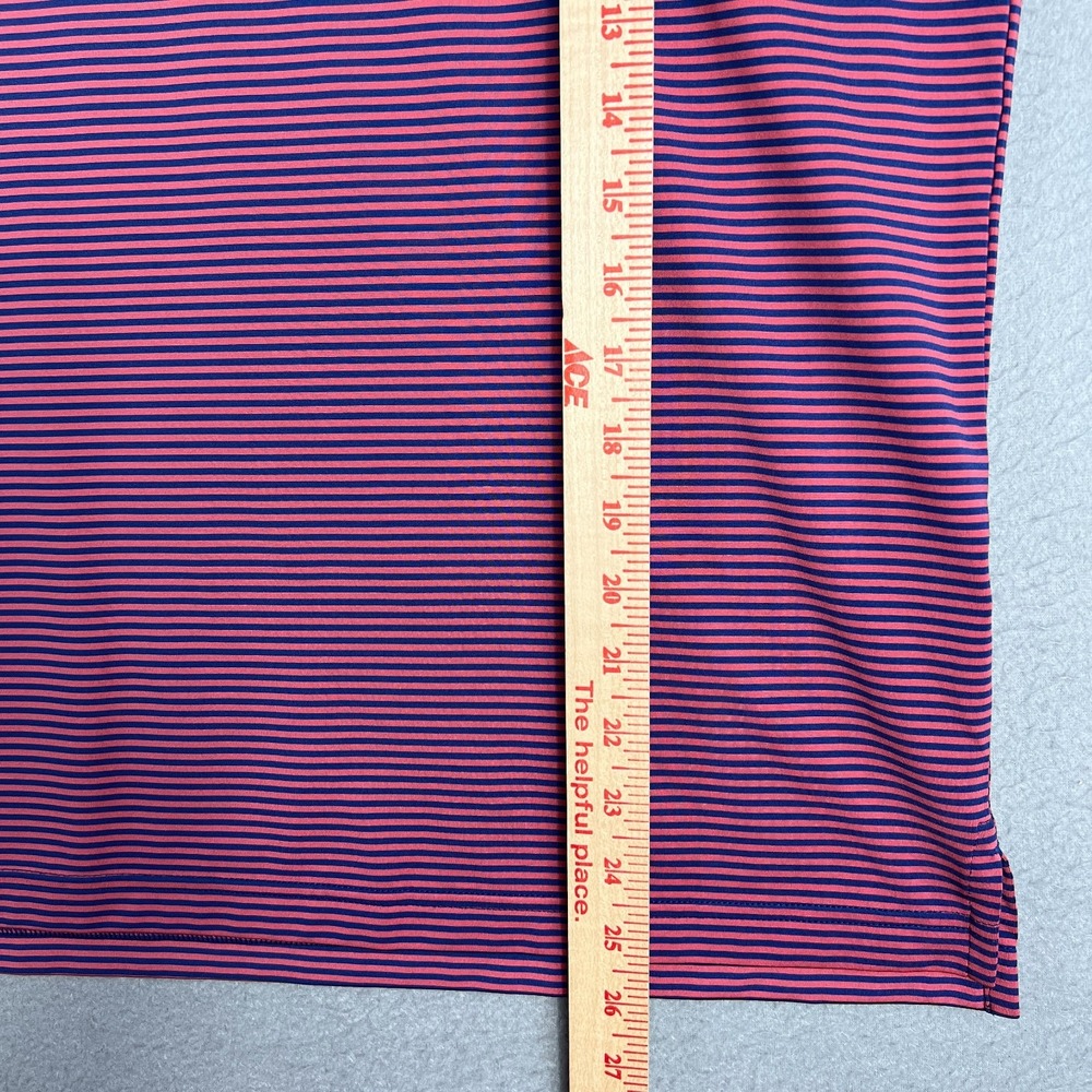Peter Millar Summer Comfort Polo Golf Shirt Youth XL (13-14) Striped Stretch - Picture 6 of 7